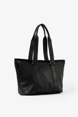 Moore & Giles Reclaimed Small Zip Tote | Heirloom Black