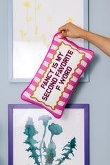 Furbish Fancy Needlepoint Pillow