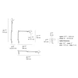 Artemide TOLOMEO MINI LED 10W 30K MP-MV ALUM W/MOTION SENSOR Light