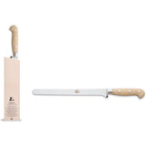 Coltellerie Berti Insieme Ham/Proscuitto Knife | 10" full tang blade White Lucite