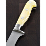 Coltellerie Berti Insieme Ham/Proscuitto Knife | 10" full tang blade White Lucite