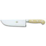 Coltellerie Berti Insieme Pesto Knife | 6" full tang blade White Lucite