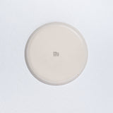 Set of 6 White Salad Plates 8.9" stoneware ceramic — Party Collection
