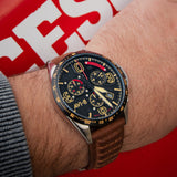 P-51 Mustang Blakeslee Chronograph Bronze Oak