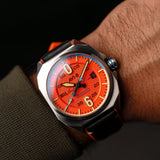 Bell X-1 Machbuster Automatic Retro Orange