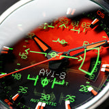 Hawker Harrier HUD Automatic Gradient Orange