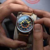 Flyboy Wingman Worldtimer GMT Automatic Atlantic Blue