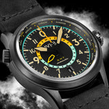 Flyboy Wingman Worldtimer GMT Automatic Tropical Grey