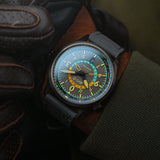 Flyboy Wingman Worldtimer GMT Automatic Tropical Grey