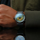 Flyboy Wingman Worldtimer GMT Automatic Tropical Grey