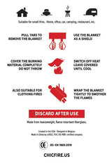 Design Fire Blanket - Petit Dejeuner Gourmand