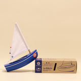 Maison Tirot Handcrafted Wooden Toy Boat - Le Bâchi