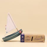 Maison Tirot Handcrafted Wooden Toy Boat - Le Bâchi
