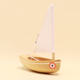 Maison Tirot Handcrafted Wooden Toy Boat - Le Bâchi