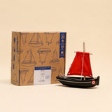 Maison Tirot Handcrafted Wooden Toy Boat - Le Misainier (Black)