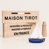Maison Tirot Handcrafted Wooden Toy Boat - Le Sloop