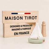 Maison Tirot Handcrafted Wooden Toy Boat - Le Sloop