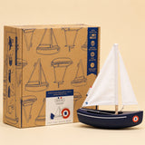 Maison Tirot Handcrafted Wooden Toy Boat - Le Sloop
