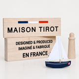 Maison Tirot Handcrafted Wooden Toy Boat - Le Sloop