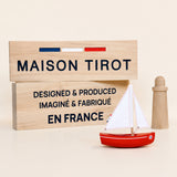 Maison Tirot Handcrafted Wooden Toy Boat - Le Sloop