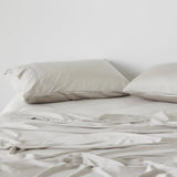 Moon | Signature Sateen Pillowcase Set Made With 100% Organic Bamboo #Color_moon