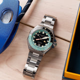 Dumas GMT Automatic Dark Turquoise