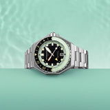 Dumas GMT Automatic Dark Turquoise