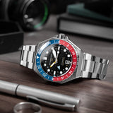 Dumas GMT Automatic Cobalt Crimson