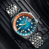 Bradner GMT Automatic Orange Blue