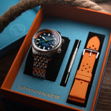 Bradner GMT Automatic Orange Blue