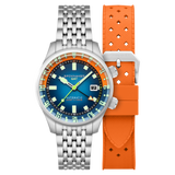 Bradner GMT Automatic Orange Blue