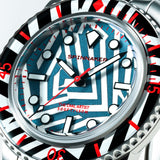 Fleuss 40 Automatic Razzle Dazzle Limited Edition Noir Illumination