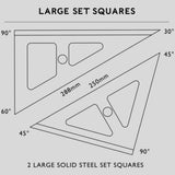 Makers Cabinet Set Squares Large – Pair of Two
