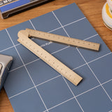 Makers Cabinet Stria Folding Brass Ruler