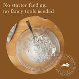 Sourdough Breadmaking Kit - Fast-Activating Starter, Artisan Flour Mix, Guided Experience - Whole Wheat Blend by Maison Fare