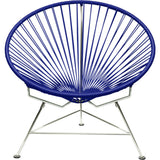 Innit Designs Innit Chair | Chrome/Deep Blue