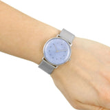 Junghans Max Bill Hand Winding Ice-Blue Watch | Milanaise Strap 027/3600.44