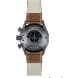 Junghans Meister Pilot Brown-Grey Watch | Brown Cowhide Leather Strap 027/3794.00