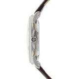 Junghans Meister Classic Matt Silver Watch | Dark Coffee Horse Leather Strap 027/4310.00