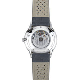 Junghans Meister Driver Day Date Watch | Grey Calf Leather Strap 027/4720.01