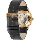 Junghans Meister PVD Hand-Winding Watch | Black Horse Leather Strap 027/5903.00