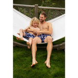 Tom & Teddy Men's Pineapple Swim Trunk | Shell Pink