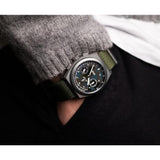 Boldr Venture Titanium Chronograph Watch | Field Medic Camo Green