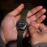 Boldr Venture Titanium Chronograph Watch | Field Medic Camo Green