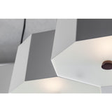 Seed Design Zhe Small Pendant Lamp | White SQ-2322MPL4-WH