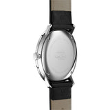 Junghans Max Bill Quartz Matt Silver Watch | Black Calfskin Strap 041/4817.04