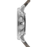 Junghans Form C Chronoscope Quartz Matt Anthracite Watch | Black Leather Strap 041/4876.00