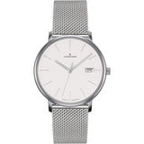 Junghans Form Damen Matt Silver Watch | Milanaise Strap 047/4851.44