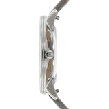 Junghans Form Damen Matt Silver Watch | Grey Calfskin Strap 047/4853.00