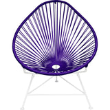 Innit Designs Junior Acapulco Chair | White/Purple